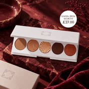 COHORTED The Luminous Luxe Edit, BOX VALUE £100+. Luxury subscription beauty box, UK, gift for her, OFRA, Cosmetics, Signature Palette Luxe £27.78, beauty box, makeup, eyeshadow palette