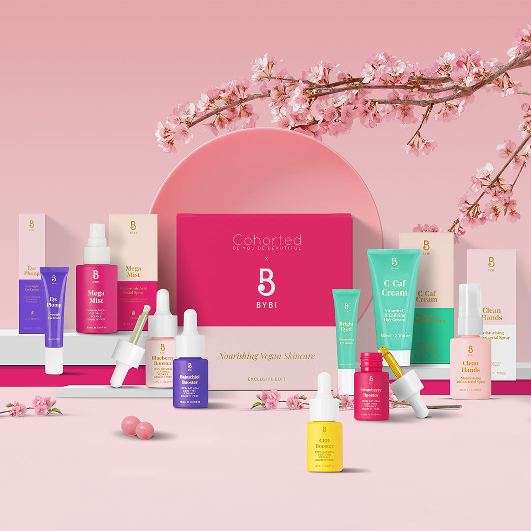 Cohorted, Bybi, Beauty Box, Luxury, Skincare, Vegan, Beauty, Exclusive, UK