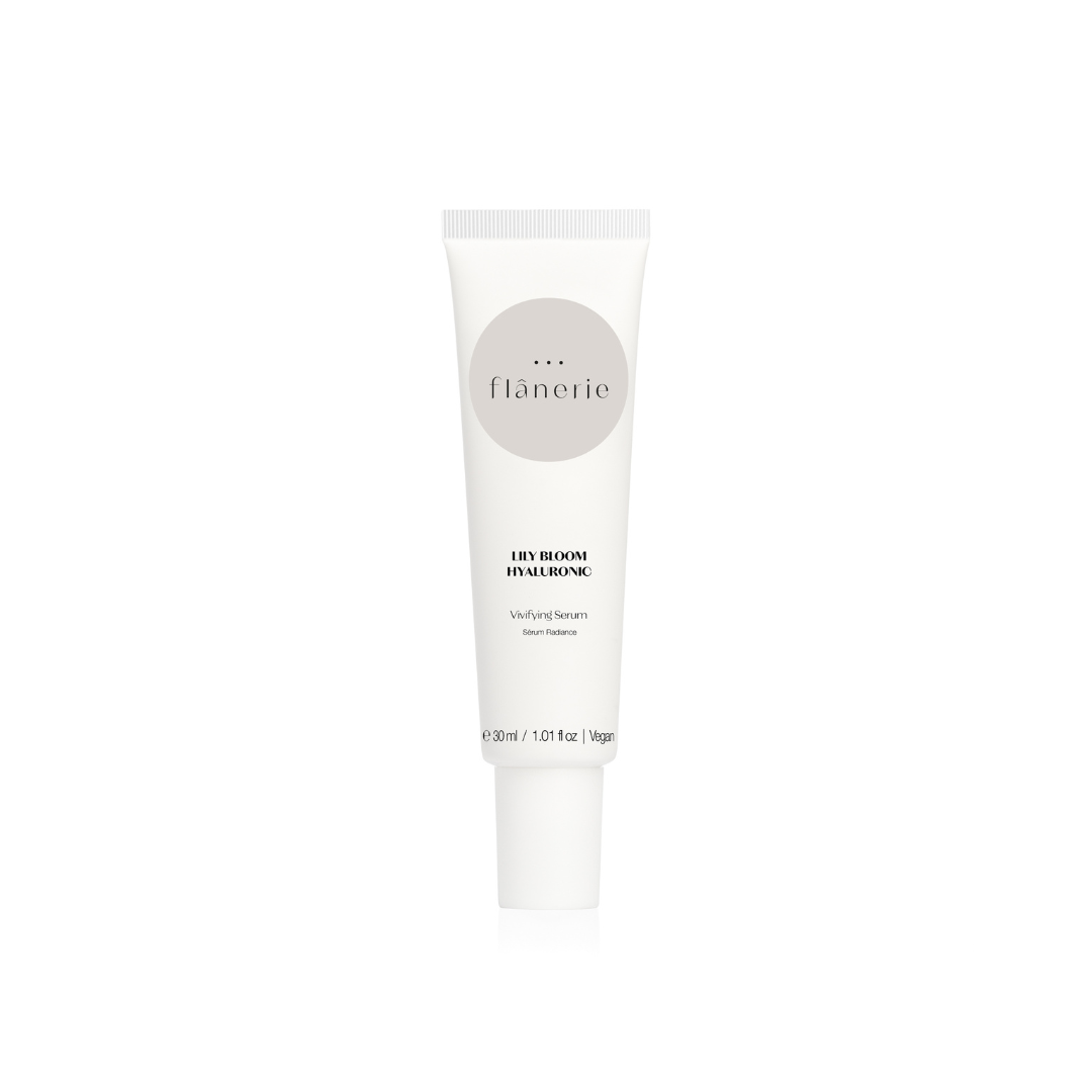 Flânerie Skincare Fresh Faced Beauty Box featuring five luxury skincare products worth £112. Vivifying Serum 30ml