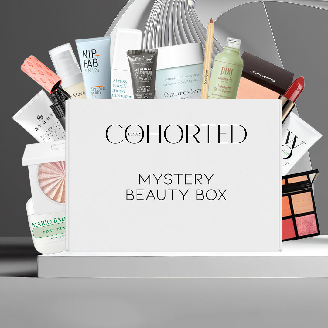 Cohorted, Mystery, Beauty Box, Beauty, Limited Edition, Luxury, surprise, skincare, cosmetics, haircare, UK, gift, gift guide