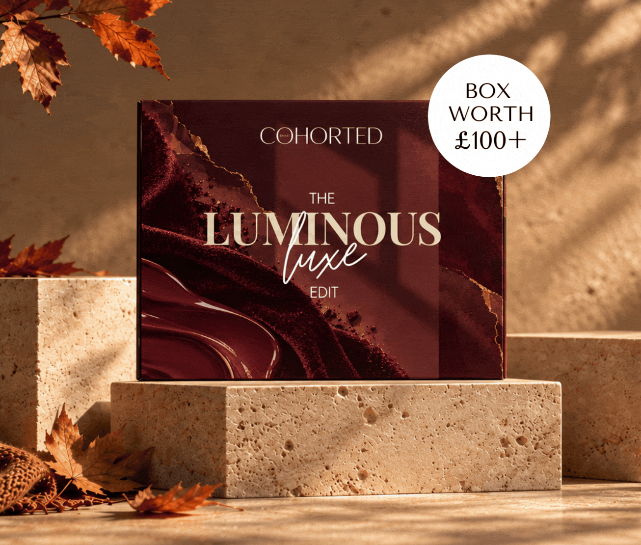 Cohorted, subscription beauty box, OFRA cosmetics, Signature Palette, Luxe, eyeshadow palette, makeup, beauty, sneak peek, luminous luxe, autumn, gift, for her, uk
