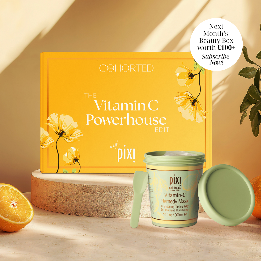 Cohorted, Pixi Vitamin-C Remedy Mask 300ml, sneak peek, subscription, beauty box, skincare, September, exclusive, UK, gift