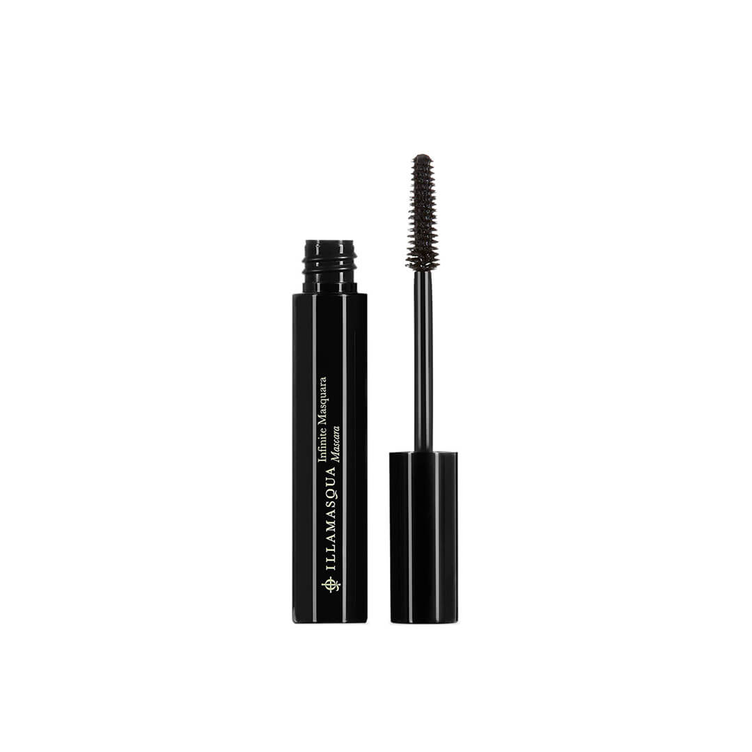 Illamasqua mascara from the Cohorted Easter Edit Limited Edition Beauty Box, showcasing a sleek black tube and brush applicator.